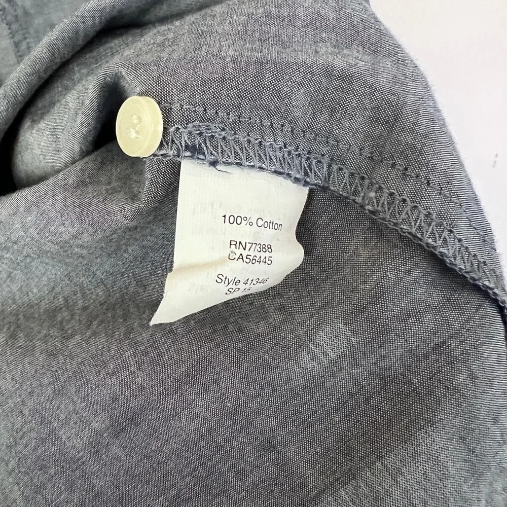 J. Crew Blue Casual Button Down Shirt with Long Sleeves 310